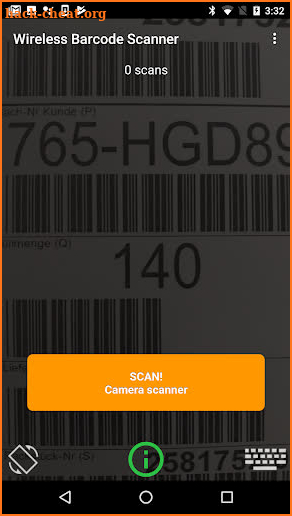 Wireless Barcode Scanner, Full screenshot
