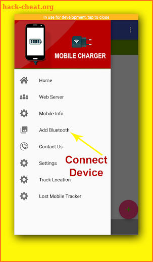 Wireless charger screenshot