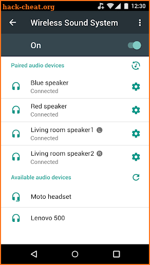 Wireless Sound System screenshot