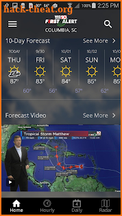 WIS News 10 FirstAlert Weather screenshot