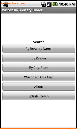 Wisconsin Brewery Finder Phone screenshot