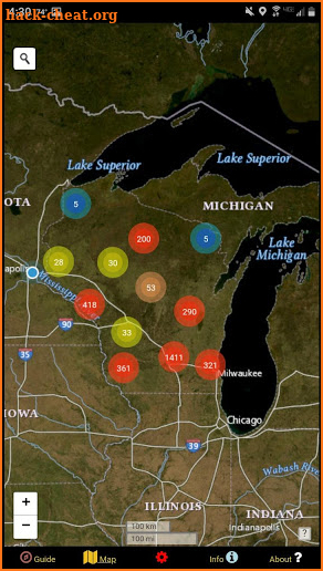 Wisconsin Mushroom Forager Map Morels Chanterelles screenshot