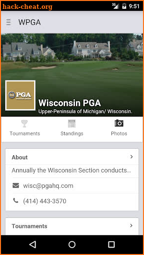 Wisconsin PGA screenshot