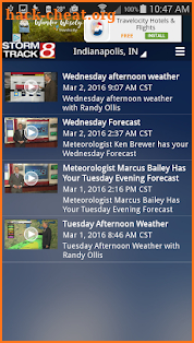 WISH-TV Weather - Indianapolis screenshot
