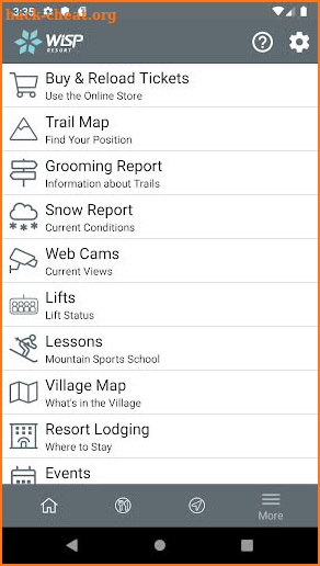 Wisp Resort screenshot