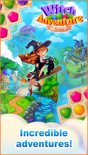 Witch Adventure Saga - Free Match3 & Puzzle Game screenshot