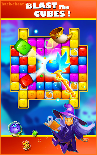 Witch blast - Free toy cube POP matching games screenshot
