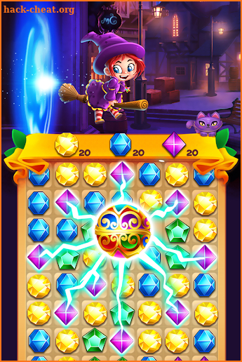 Witch Jewel Puzzle screenshot