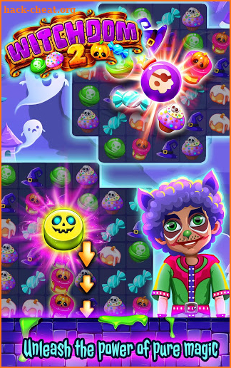Witchdom 2 – Halloween game Match 3 Puzzle screenshot