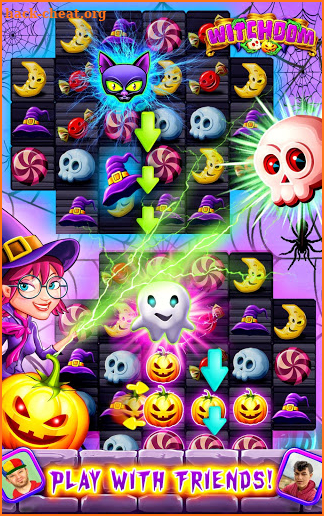 Witchdom - Candy Witch Match 3 Puzzle screenshot