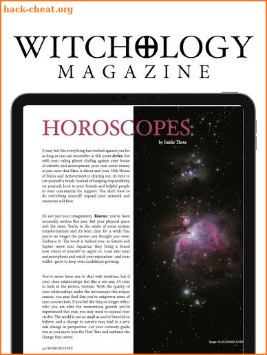 Witchology Magazine screenshot
