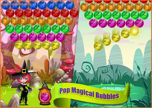 Witchy Witch : Offline Witch Bubbles Pop Game screenshot
