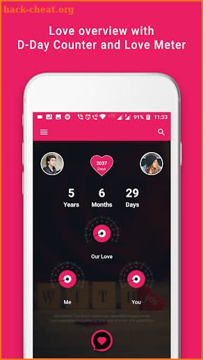 WithU - Private Couples Romance App - No Ads screenshot