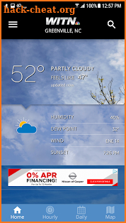 WITN Weather App screenshot
