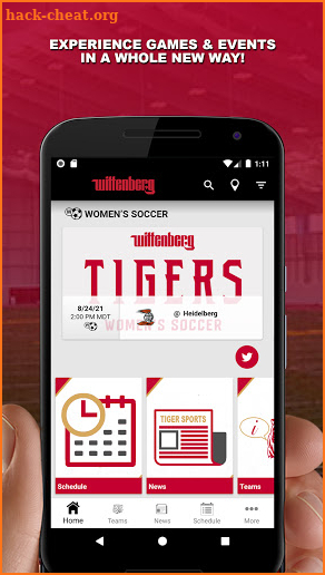 Wittenberg Athletics screenshot