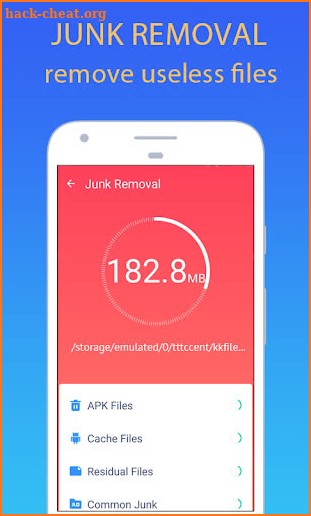 WiTTo Clean - Save Space and Speed-up the Phone screenshot