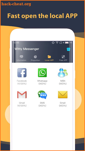 Witty Messenger screenshot