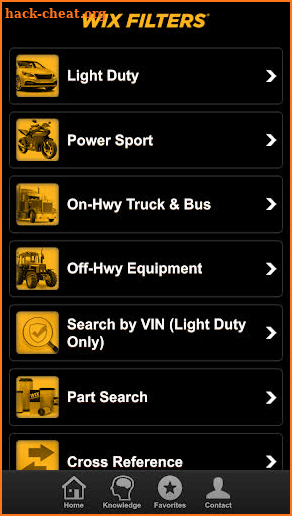 Wix Filters Mobile Catalog screenshot