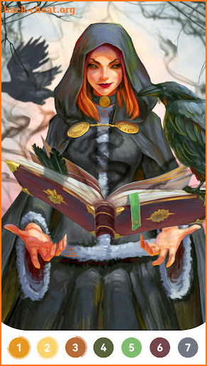 Wizard Coloring Book for Adult screenshot