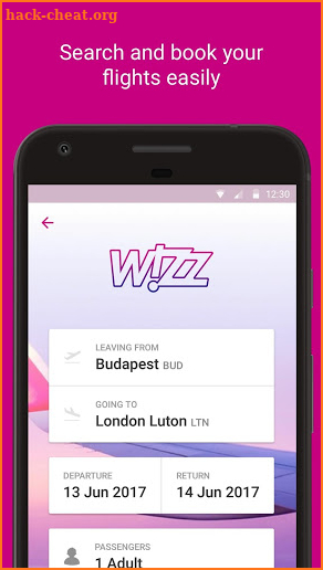 Wizz Air screenshot