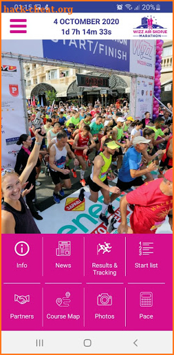 Wizz Air Skopje Marathon screenshot