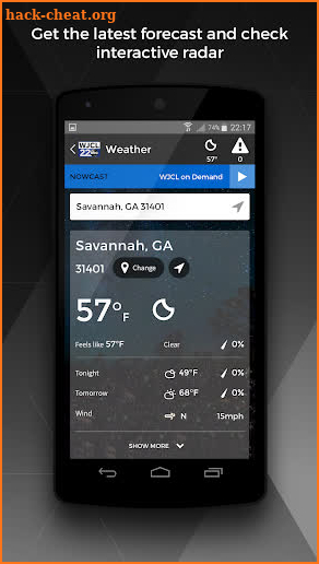 WJCL - Savannah News, Weather screenshot