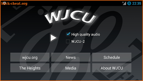 WJCU Radio, 88.7 FM Cleveland screenshot
