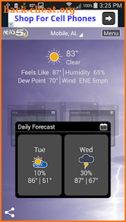 WKRG Weather screenshot