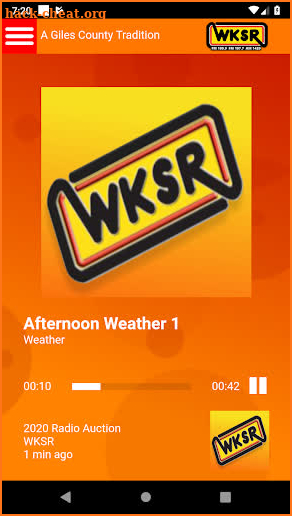 WKSR Radio screenshot