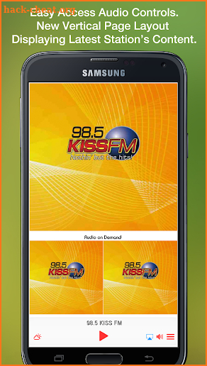 WKSW 98.5 KISS-FM screenshot