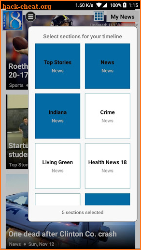 WLFI-TV News Channel 18 screenshot