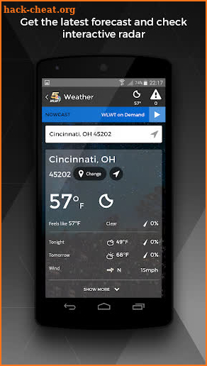 WLWT News 5 and Weather screenshot
