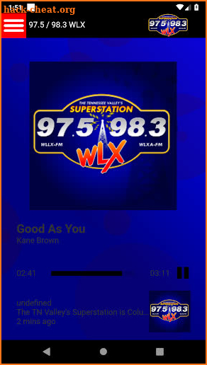 WLX Radio screenshot
