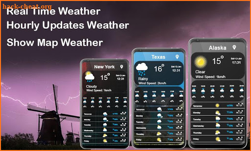 WMap Accurate Weather Updates screenshot