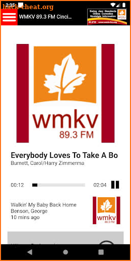WMKV 89.3 FM screenshot