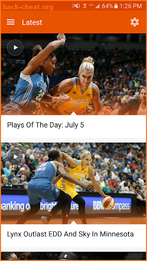 WNBA screenshot