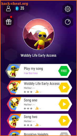 Wobbly Life Ball Tiles Hop screenshot