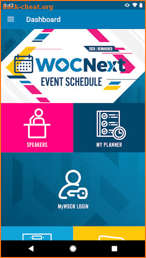 WOCNext 2020 screenshot