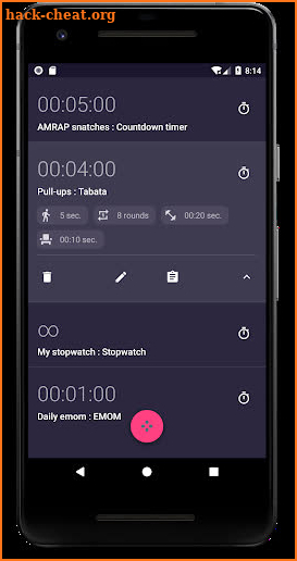 WODster 2.0! TABATA timer and functional workouts screenshot