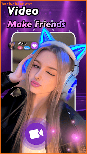 Woho - Random Video Call & Fun screenshot