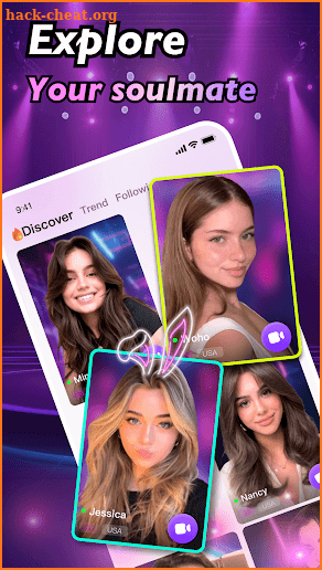 Woho - Random Video Call & Fun screenshot