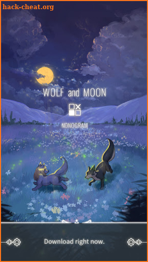 Wolf And Moon : Nonogram screenshot