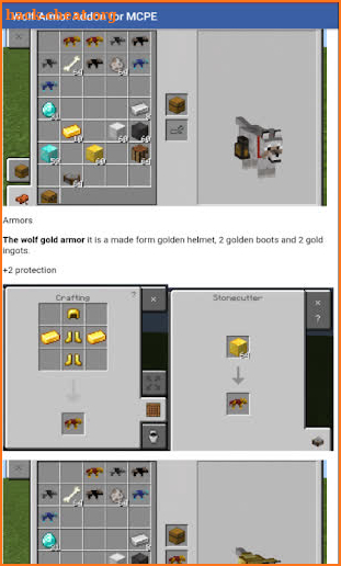 Wolf Armor Addon for Minecraft PE screenshot