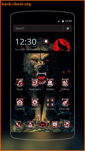 Wolf Blood Darkness Launcher screenshot