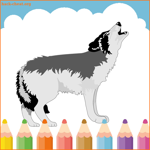 Wolf Coloring Book screenshot