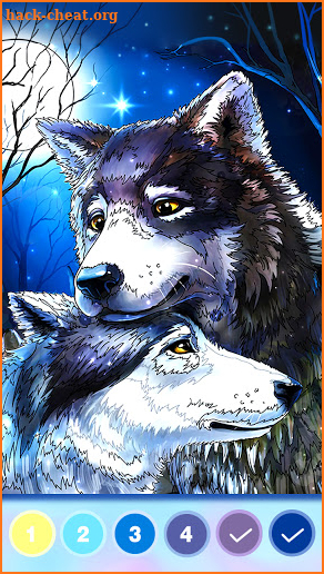 Wolf Coloring Book: Free coloring games offline screenshot