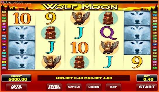 Wolf Moon Slot screenshot