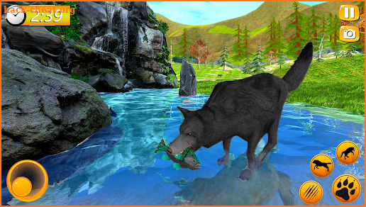 Wolf Sim Game Wolf Animal Game screenshot