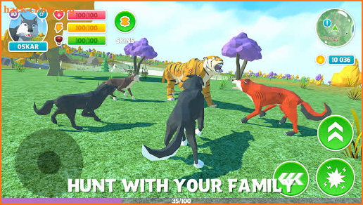🐺 Wolf Simulator 3D screenshot