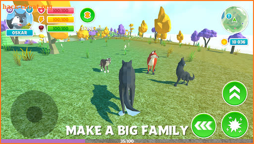 🐺 Wolf Simulator 3D screenshot
